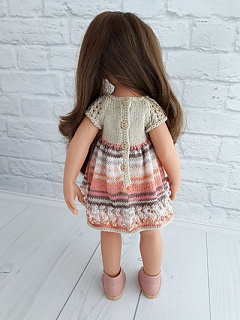 Меланжевое платье для куклы Paola Reina Soy Tu и Gotz до 45 см Gotz HM-EK-95 #Tiptovara#